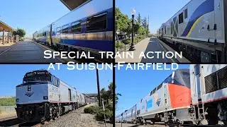 New siemens set on CC, California zeypher end DPU's and more action @ Suisun-Fairfield!