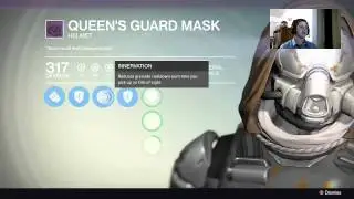 Destiny Queen's Wrath Legendary Helm - Queen's Guard Mask