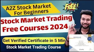 Stock Market Trading Free Online Course With Certificate In 5 Min Free Stock Market Course in हिंदी