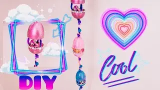 Hatchimals DIY Treehouse craft Rainbow and glitter