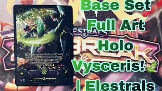 Founders Edition Base Set Full Art Holo Vysceris Promo!🍃 | Elestrals