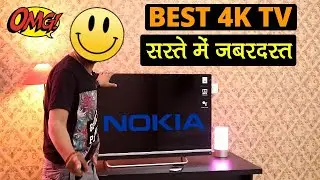 Best 43 inch 4K Smart TV l NOKIA 43 inch 4K Smart Tv Review & Unboxing