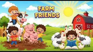 Farm Friends 🐄🚜 | Fun Animal Song for Kids | Happy Tale & Tune