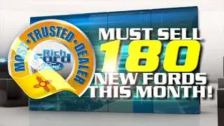 Rich Ford&rsquo;s New Year Resolution Sale - #1