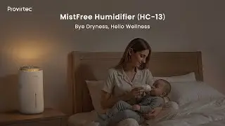 Provirtec HC13 MistFree Humidifier-MistFree Care, Bye Dryness, Hello Wellness#provirtec #hc13