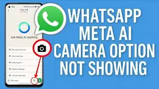 WhatsApp Meta AI Camera Option Not Showing | Fix Now!