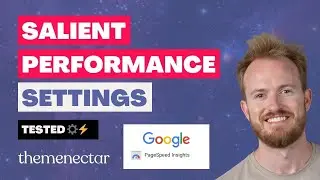 Testing Salient Theme Performance Settings ⚙️ | Can It Improve WordPress Speed?