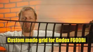 [lighting vlog-0009] Custom made grid for Godox F600Bi