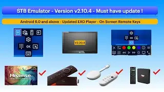 Install STB Emu Version - 2.0.xx - Free version.