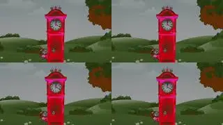 Hickory Dickory dock|  OH NO! AN  ELEPHANT ,A MOUSE, A SQUIRREL and A CAT CLIMB UP THE CLOCK 🐘😼🐁🐿️