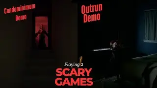 Playing 2 Horror Games Demos| Condominimum| OutRun| Indie Horror Games #indiehorror #horrorgame