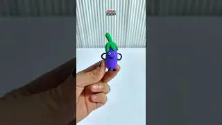 Милые овощи 🥕🍆🥦🥬🍅 #сделайсам #приятно #каваи #полимернаяглина