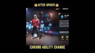 After Update 😥 Chrono Ability Change ⚡ #shorts #shortvideo #freefireshort