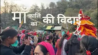 माँ की विदाई 🥹❤️ सभी लोग हुए भावुक ॥पुजारी जी ने लगाया मंदिर मैं पेड़ 🌲 #viralvlogs #newcreator 