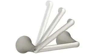 KOHLER Pivoting Toilet Paper Holder Lilyfield Brushed Nickel Surface Mount