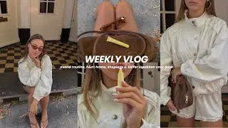 H&M Home haul, evening routine, taking photos with Rosa & packing my suitcase 🤍 weekly vlog