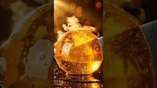 CRYSTAL CITRUS BURST 🍋 | Satisfying Glass Fruit Cutting #CrystalFruit #GlassASMR #Satisfyingcuts