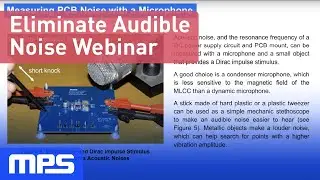 Webinar: Eliminate Audible Noise in Automotive Designs