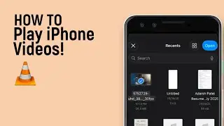 Как воспроизводить видео с iPhone в приложении VLC Media Player [легко]