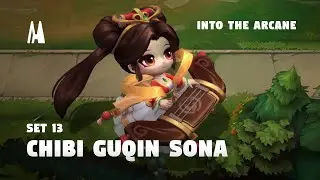 CHIBI GUQIN SONA | FINISHER, BOOM, EMOTES | TFT SET 13