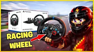 I Played Racing Games on a REAL Racing Wheel 😱