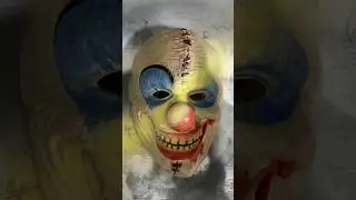 I repainted a Mask like INK DEMON! 💀🎨 #diy #painting #halloween #art #bendy #mask