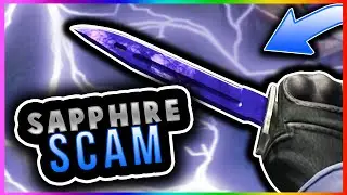 CSGO SCAM - BAYONET SAPPHIRE SCAM.. HIDDEN SCAM Crazy Scam! (CS GO Hidden Skin Scam)