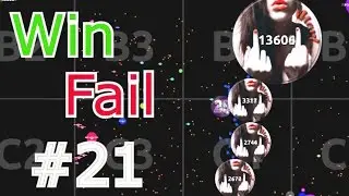 Agar.io - Win/Fail Compilation #21 | Marl | INSANE Doubles + PopSplits