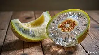 Cutting Crystal Fruits | Hyper Realistic Glass Food Art&rdquo;