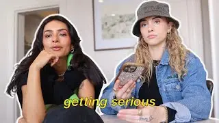 DAY 2 living with my fiancee / having serious couples conversations - Lesbian Vlog
