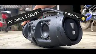 JBL Boombox 3 Fake Bass Test #jblbass #bassboosted #jbl