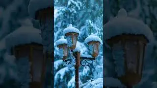 Snowfall Serenity | Peaceful Piano Under Winter Lights