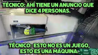 BUTI, MACA Y CHICKEN SE ATORAN EN EL ASCENSOR Y TIENEN QUE PAGAR MULTA