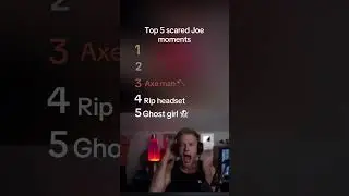 Scared Joe 💀 #joebart #jumpscare  #funnystreammoments #horrorgame  #streamersupport #gaming #moments