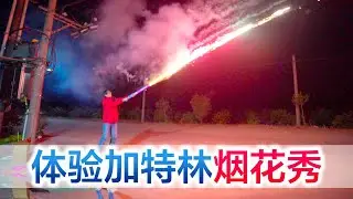 方伟应粉丝要求买加特林，来一场烟花秀，小星星玩嗨了【方伟学长】