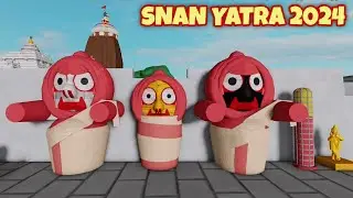 Lord Jagannath's Snana Yatra 2024 Puri Odisha