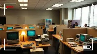 90s Office Ambience | Retro Workplace Vibes with Lofi Music for Work & Focus