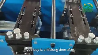 Storage rack roll forming machine.#rollformingmachine #manufacturing #storage #metalformingmachine