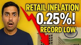 Retail Inflation Hits Record Low of 0.25%!| Good News or Warning for India&rsquo;s Economy #indianeconomy 