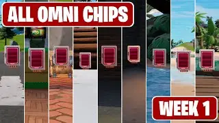 Fortnite All 9 Omni Chips Locations Guide (Week 1)