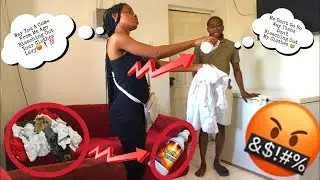 Bleaching Out Boyfriend Clothes Prank Epic REACTION