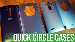 The two types of Quick Circle cases for the LG G4