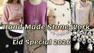 Fancy Stone Neck Design | Stone work Dress Design | Stone Work Neck Design | Stone Embroidery Dress