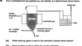 Chemistry (2020)_ Zinc extraction exam revision questions and answers