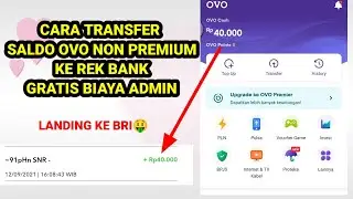 Cara Memindahkan Saldo Ovo Non Premium Ke Rekening Bank Gratis Biaya Admin