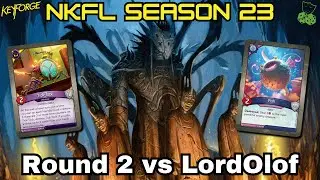 NKFL Season 23 Round 2 vs LordOlof | Bronze Gamma | Keyforge Gameplay