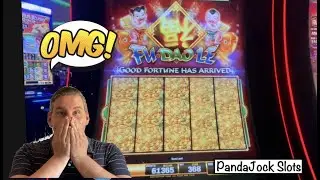 I gave him half my $ and look what happened! FULL SCREEN HUGE WIN on Fu Dao Le🏮