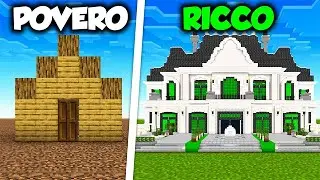 HO SFIDATO LOCO A COSTRUIRE CASA RICCA vs POVERA - Minecraft