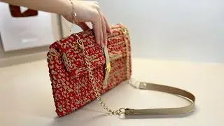 BOLSA de CROCHÊ mesclada e fácil de fazer