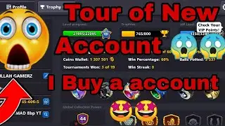 I Bought a New 8 Ball Pool Account! 🔥 Full Account Tour | Abdullah Gamerz
